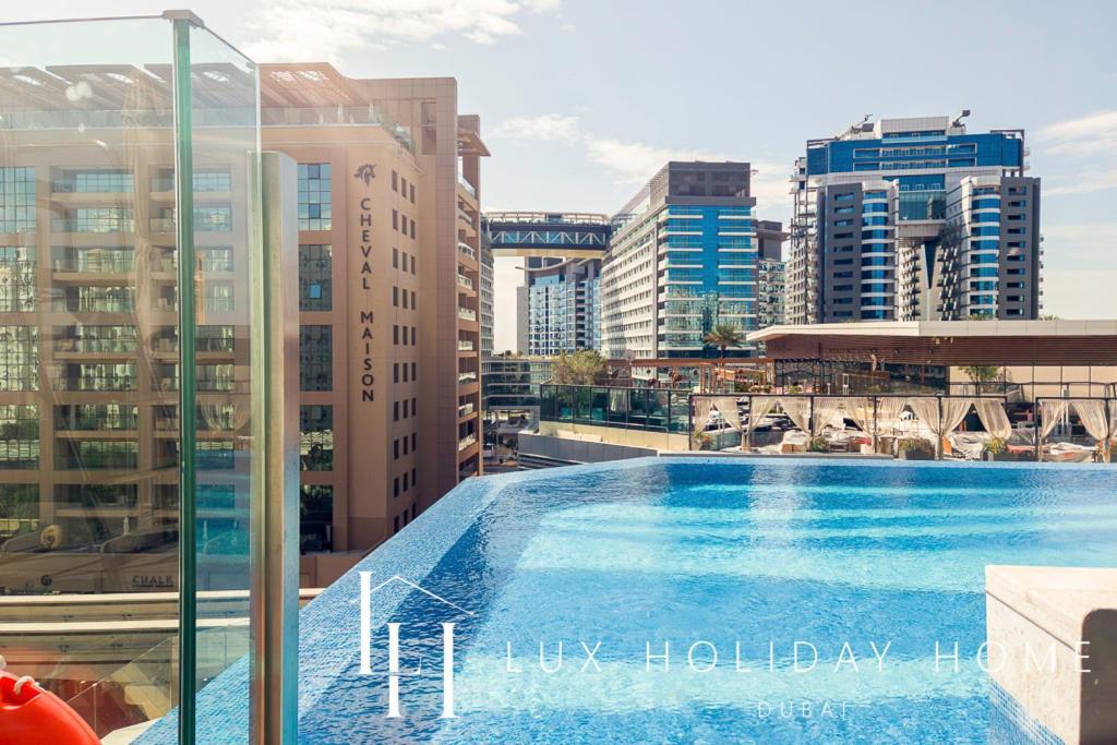 Lux Iconic Views At The Palm Tower Suite 4 Dubái Exterior foto